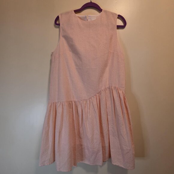 H&M Light Orange Sleeveless Summer Dress 12 - Picture 1 of 6